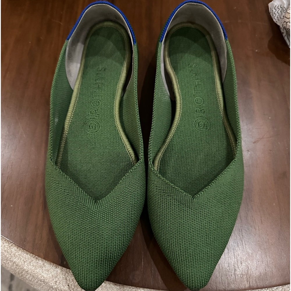 Rothy’s - Green - Size 8.5 - The Point - Used